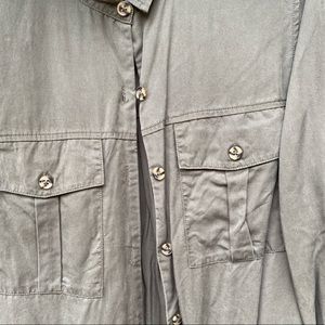 army green cute flannel!!